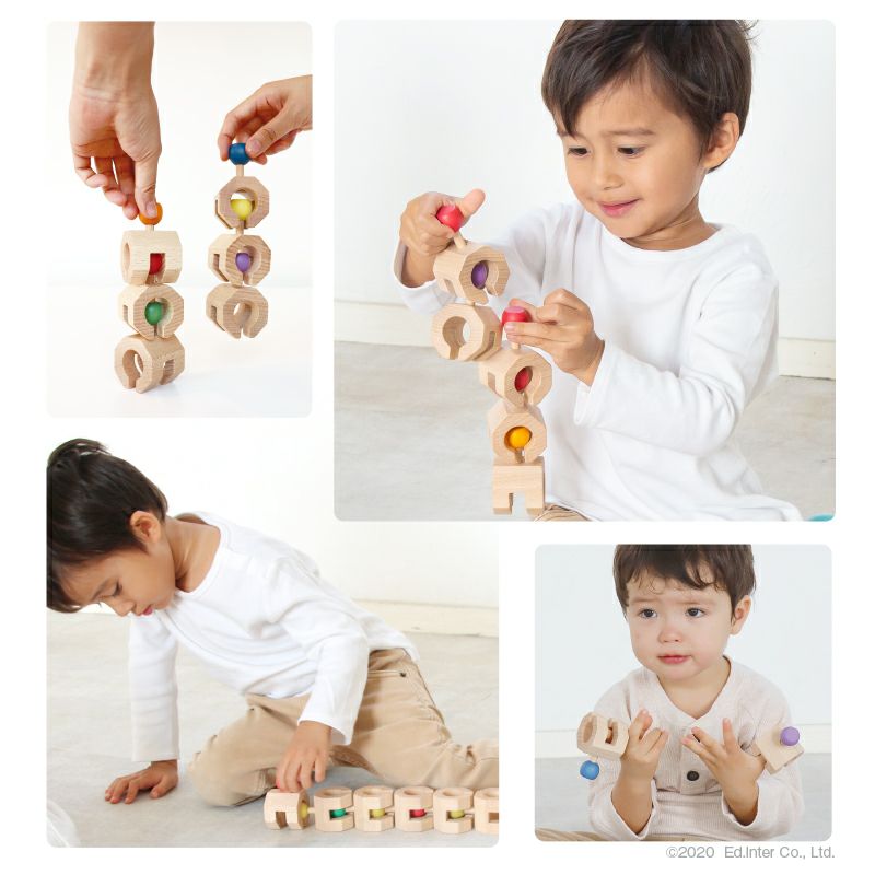 新感覚の組み立ておもちゃ Connectable Chain Cobit -6pieces-