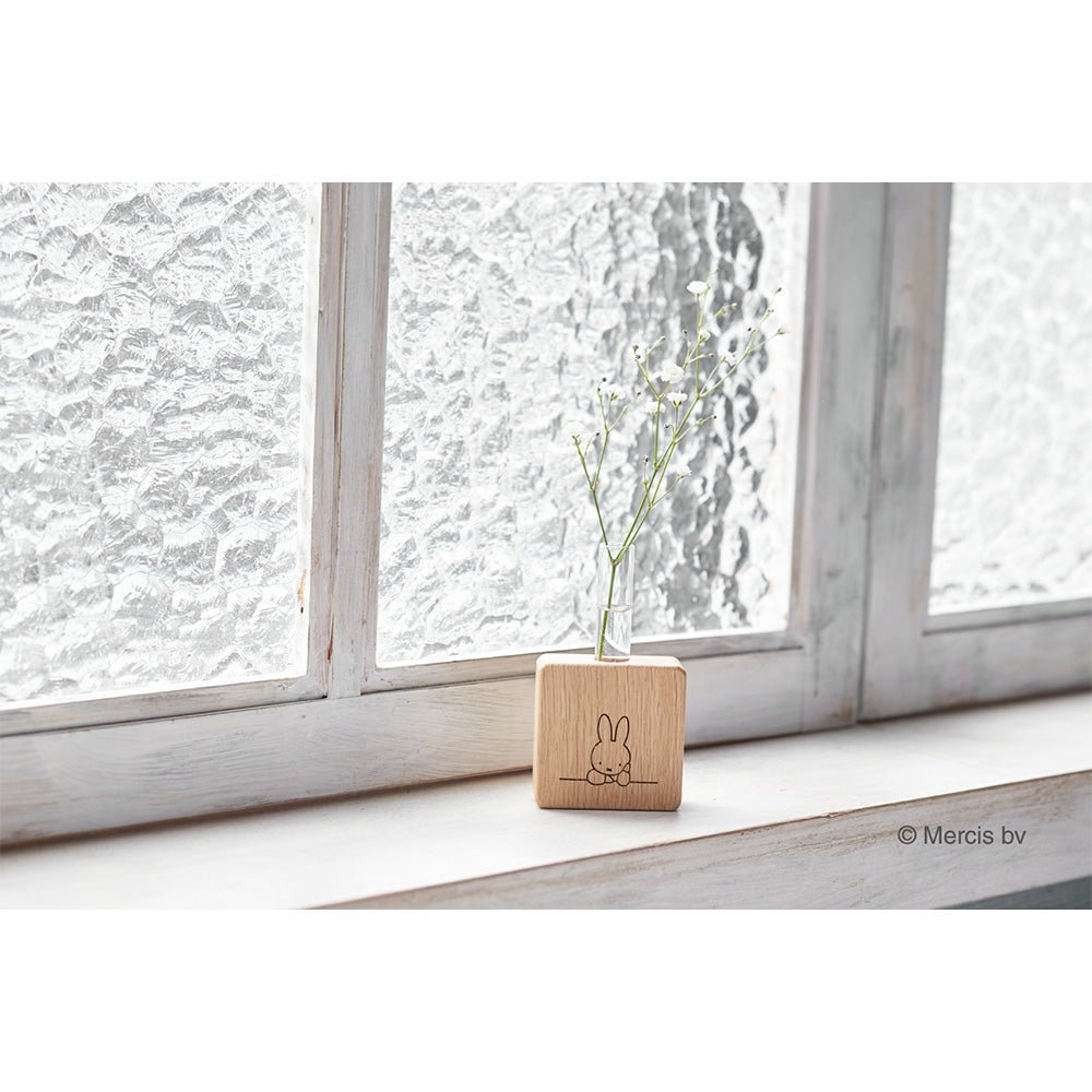 ミッフィー グリーンインテリア(スクエア)一輪挿し 花瓶