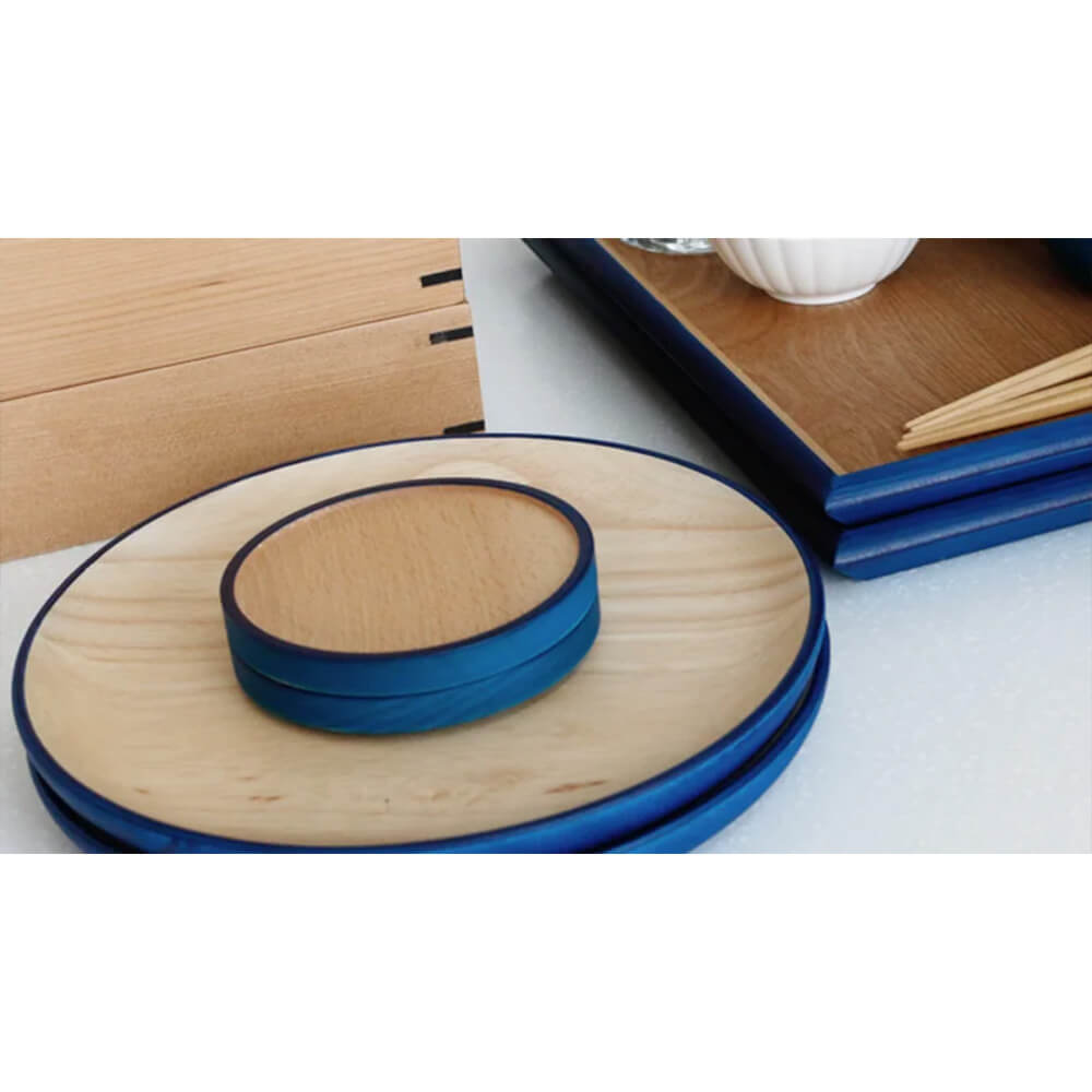 Kyutarou BLUE round plate std φ20×22mm