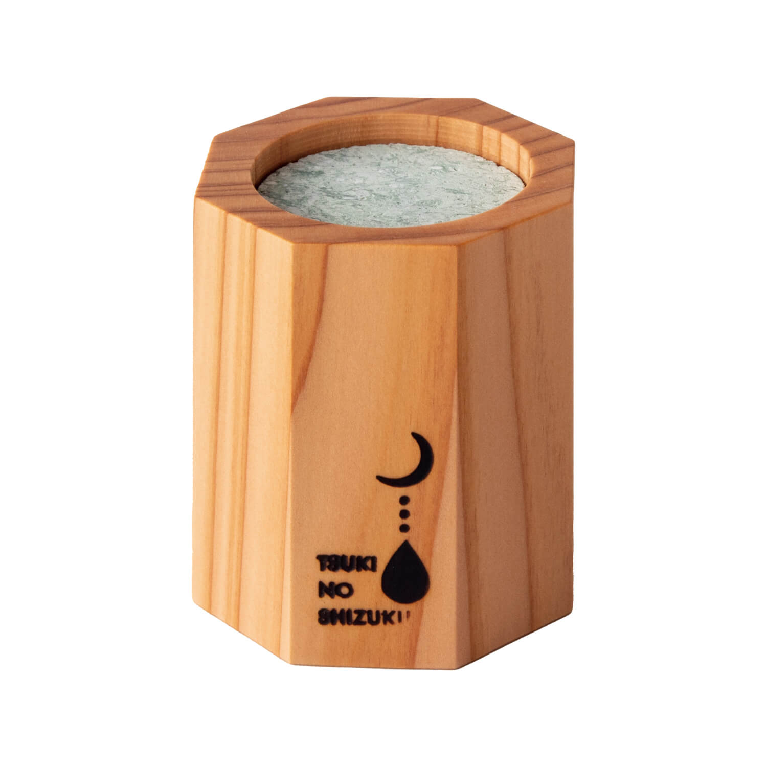 十和田石と秋田杉のアロマディフューザー(八角形)