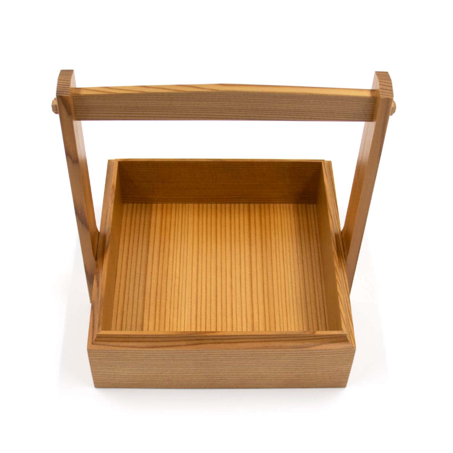 【30%OFF】【アウトレット】秋田杉の取手付き2段菓子器