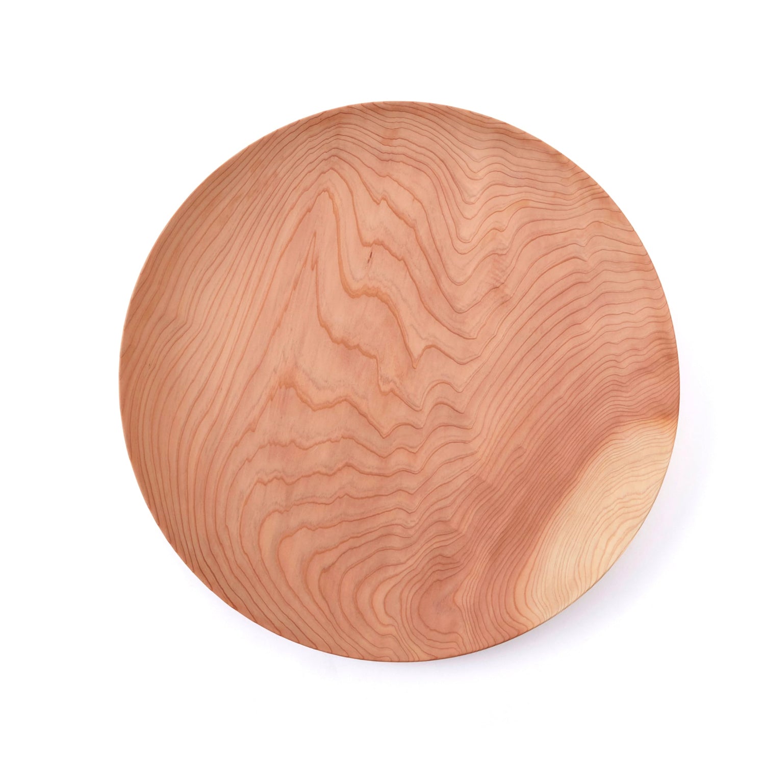 KACOMI 1尺2寸(360mm) 秋田杉の木のお皿 1〜2人用