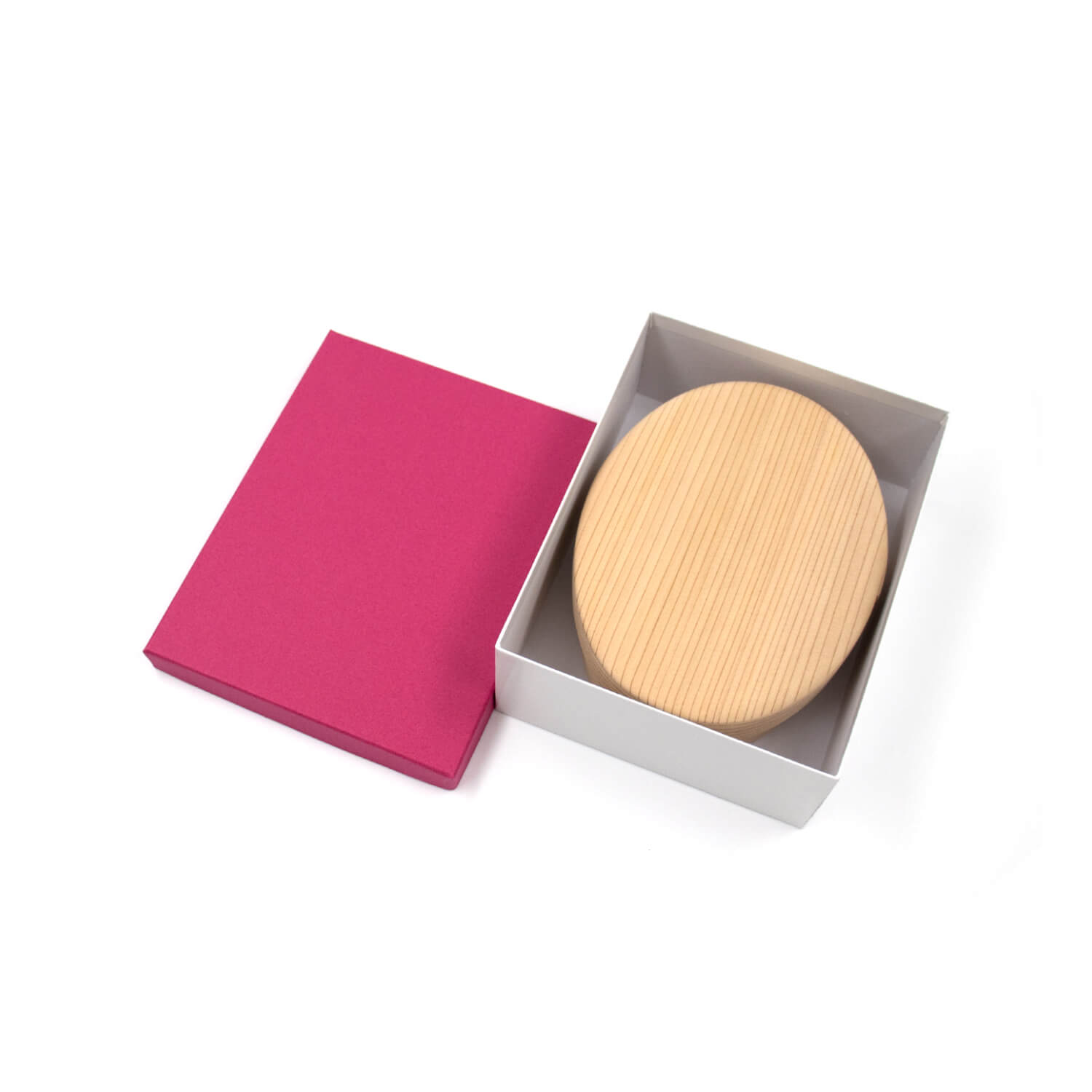 KOBAN(被せ)梅 350ml 曲げわっぱのお弁当箱 箱入り