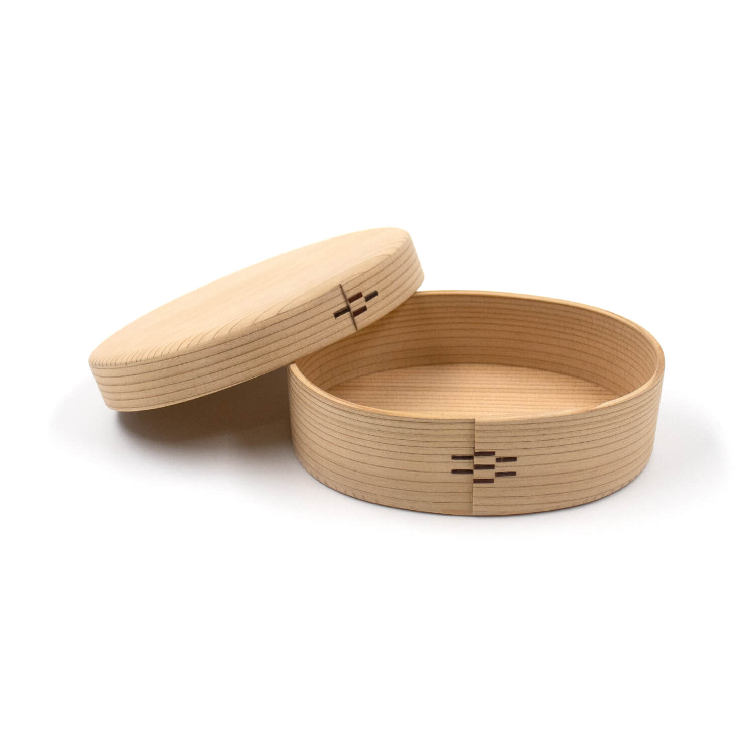 KOBAN(被せ)竹 450ml 曲げわっぱのお弁当箱 上下