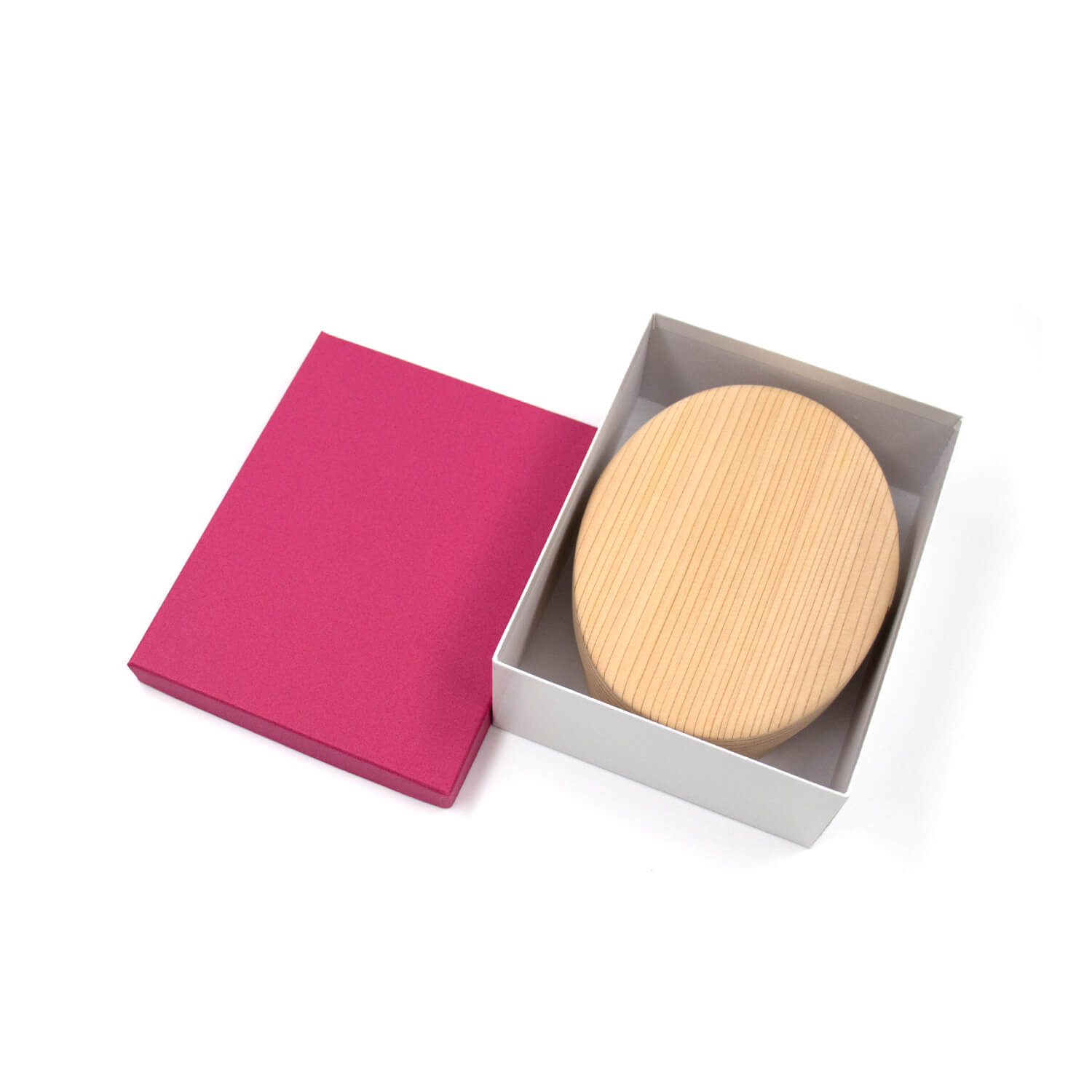 KOBAN(被せ)竹 450ml 曲げわっぱのお弁当 箱入り