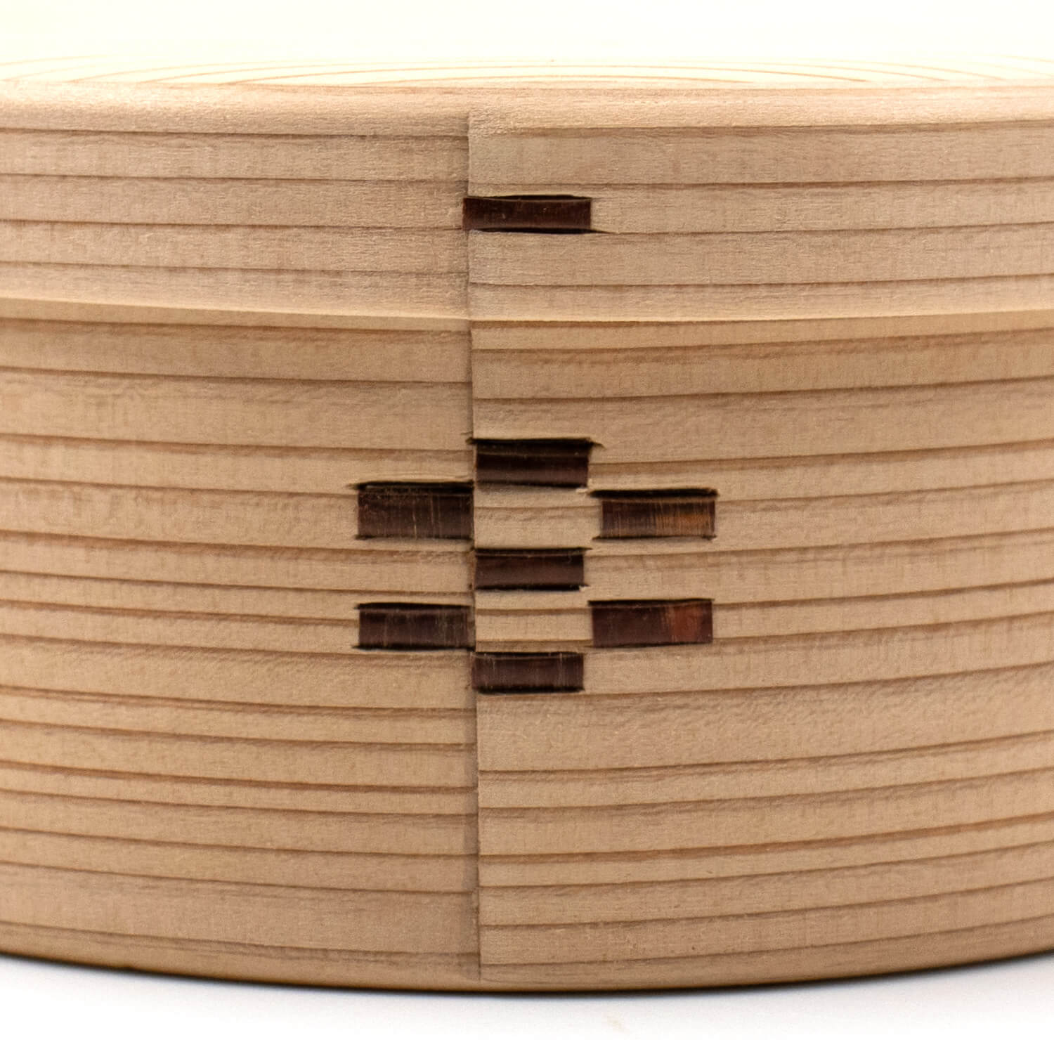 丸好 梅 高 250ml 曲げわっぱのお弁当箱 繋ぎ目