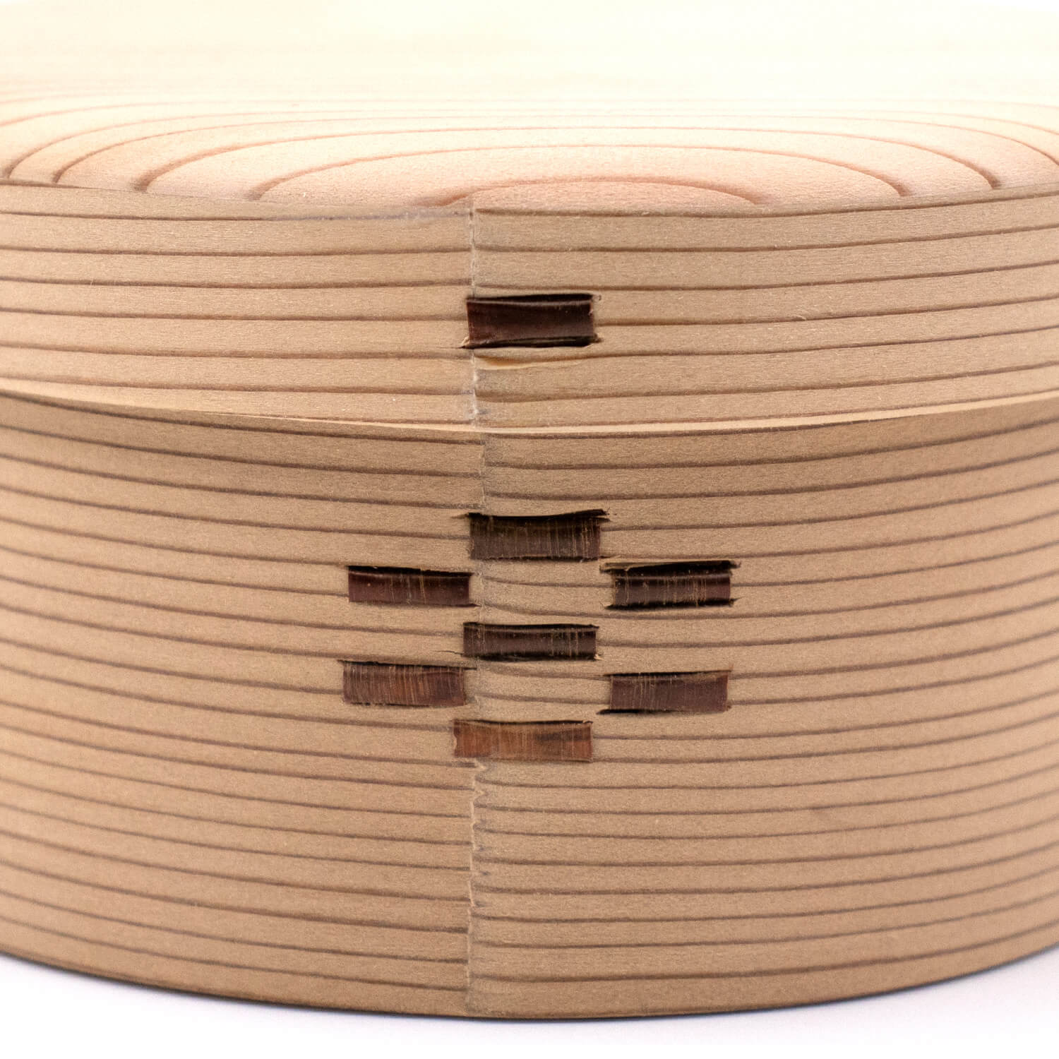 丸好 梅 高 250ml 曲げわっぱのお弁当箱 繋ぎ目