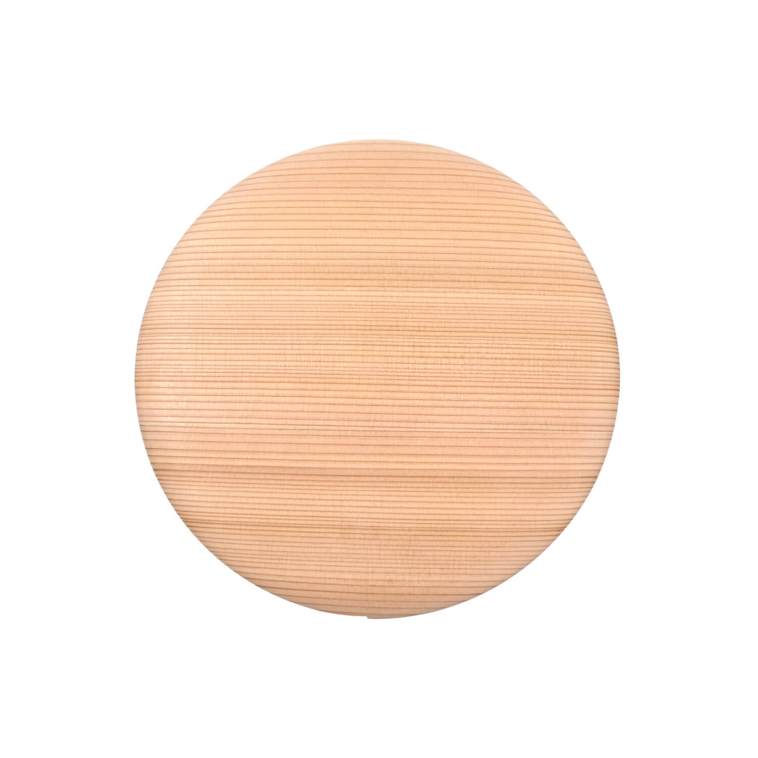 お櫃 2合用 曲げわっぱのおひつ 上面