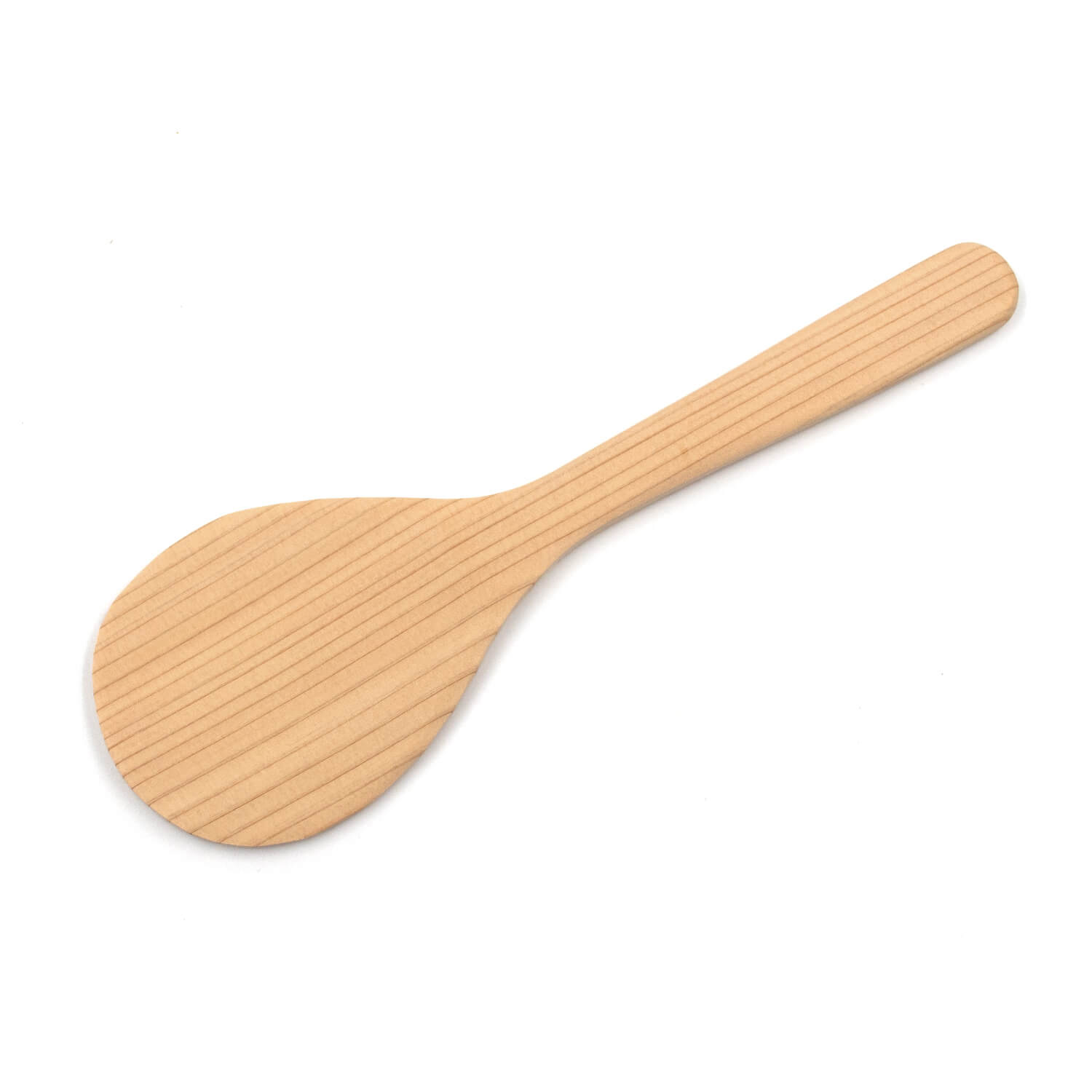 秋田杉のしゃもじ 表面