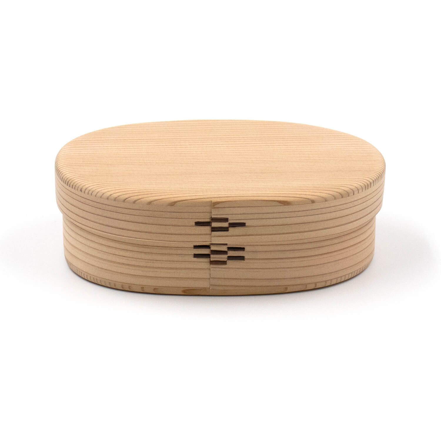 TAWARA(被せ)梅 400ml 曲げわっぱのお弁当箱 全体