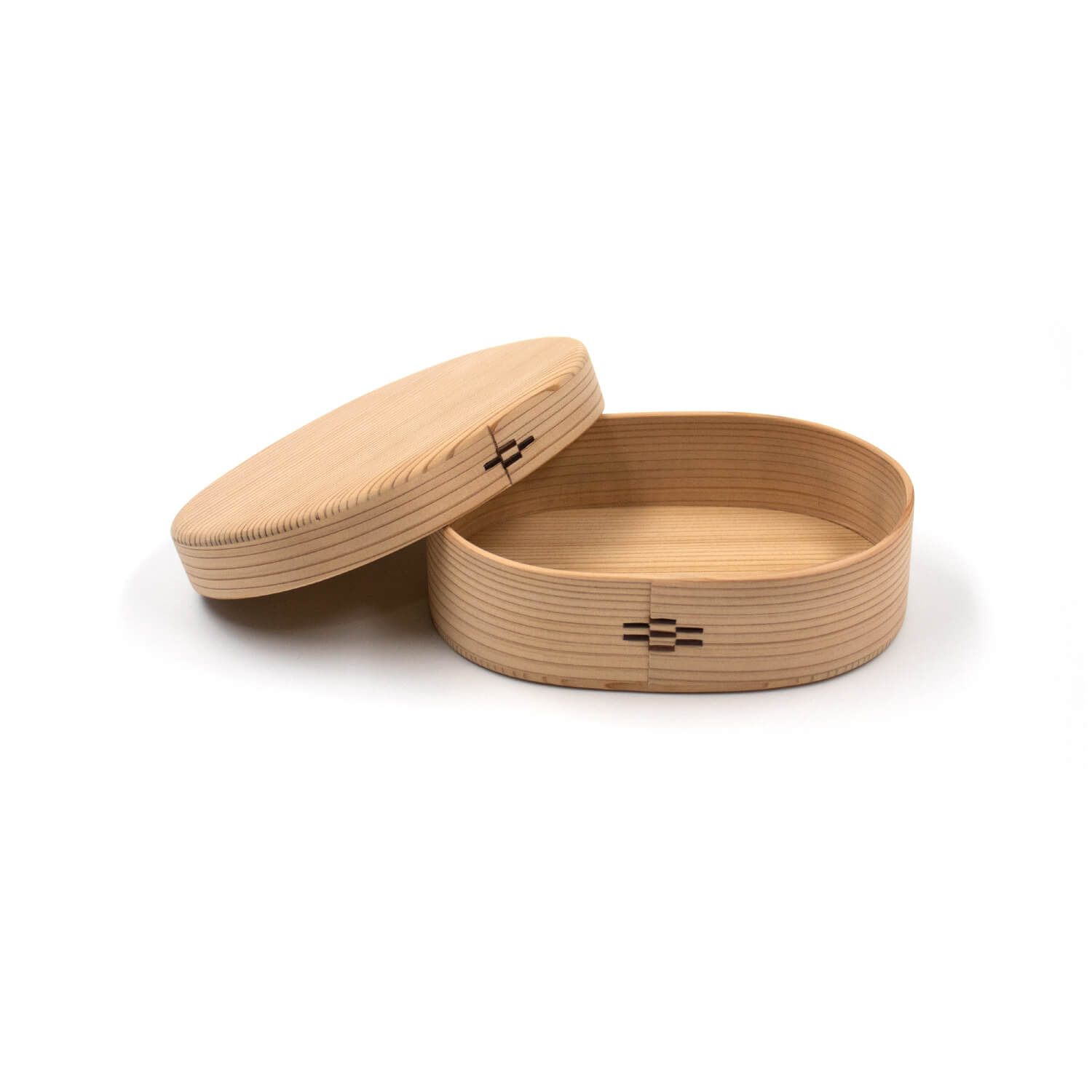 TAWARA(被せ)梅 400ml 曲げわっぱのお弁当箱 上下