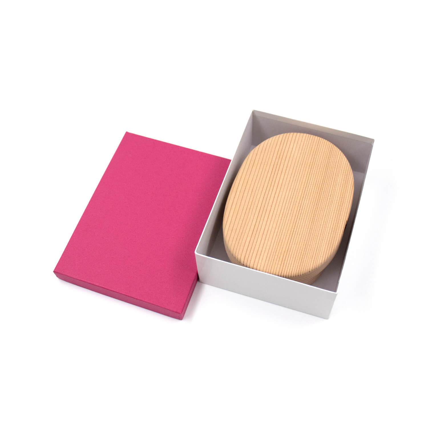 TAWARA(被せ)梅 400ml 曲げわっぱのお弁当箱 箱入り