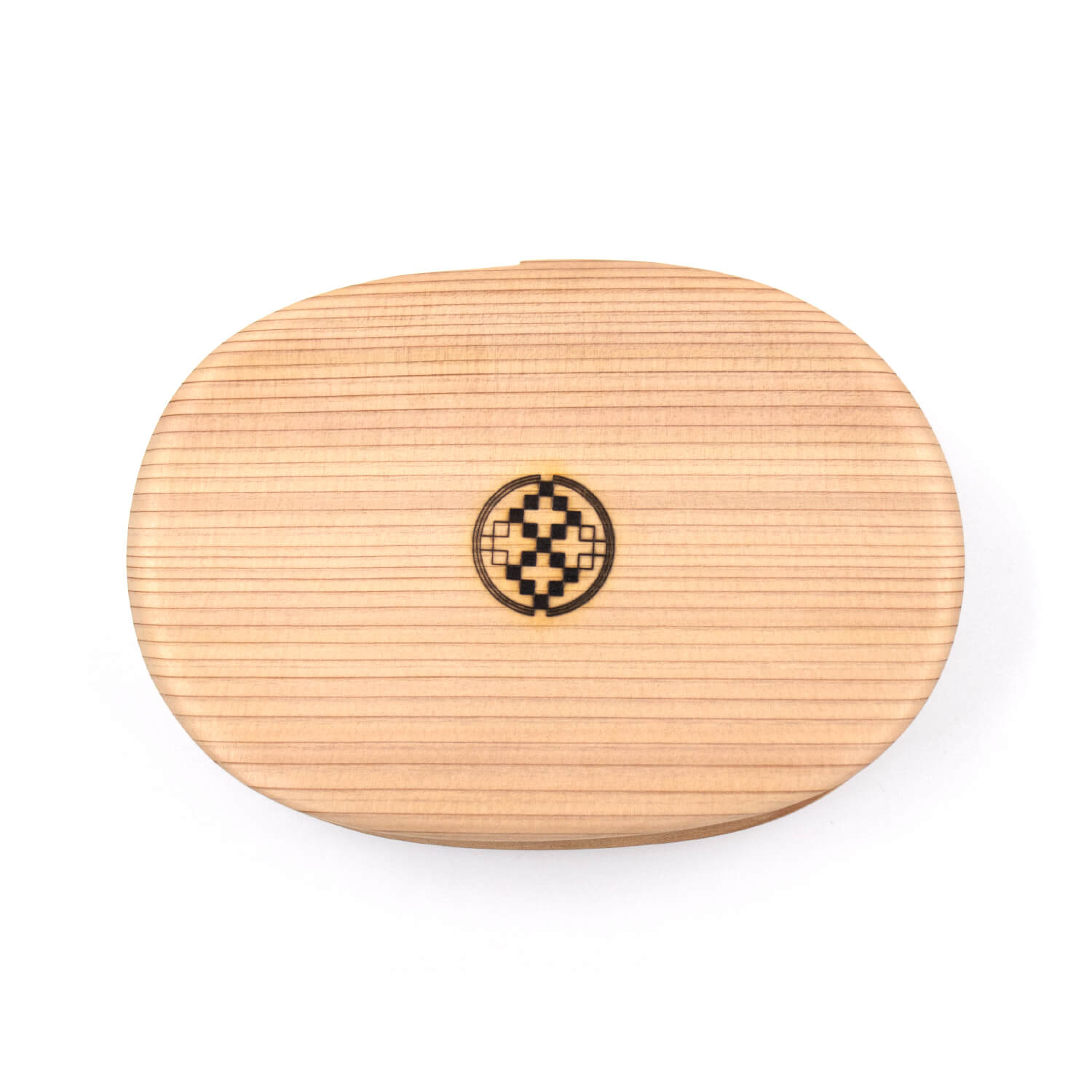 TAWARA(被せ)竹 450ml 曲げわっぱのお弁当箱 容器裏面