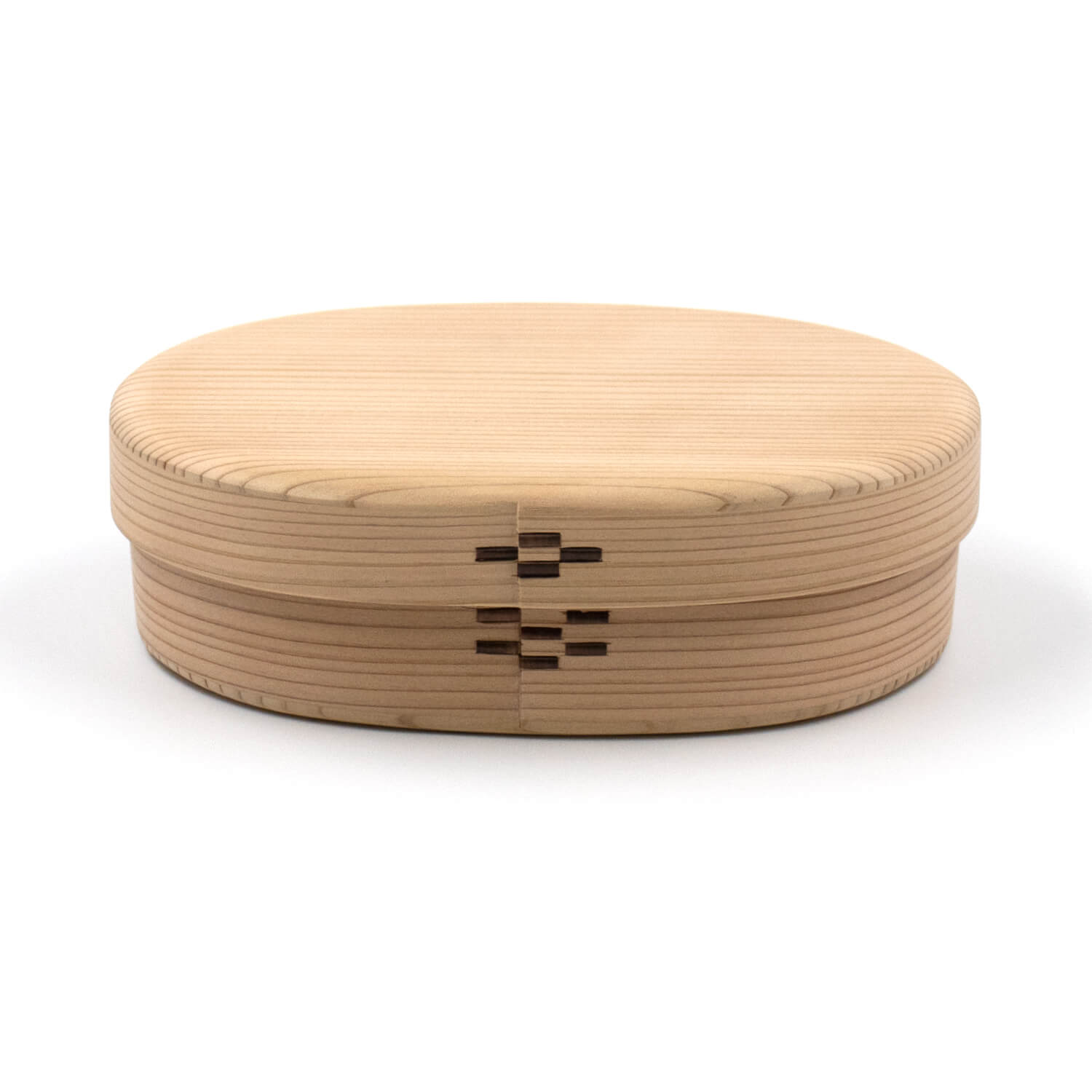 TAWARA(被せ)松 500ml 曲げわっぱのお弁当箱 全体