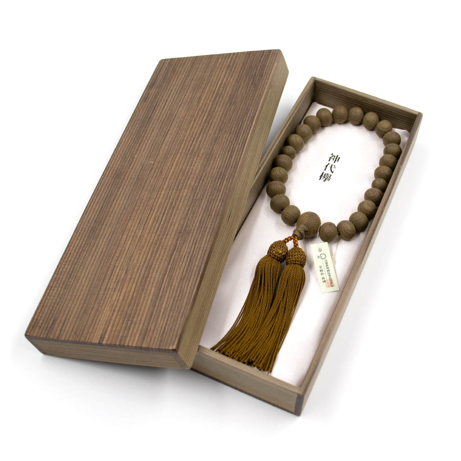 神代ケヤキの数珠(大) 箱入り