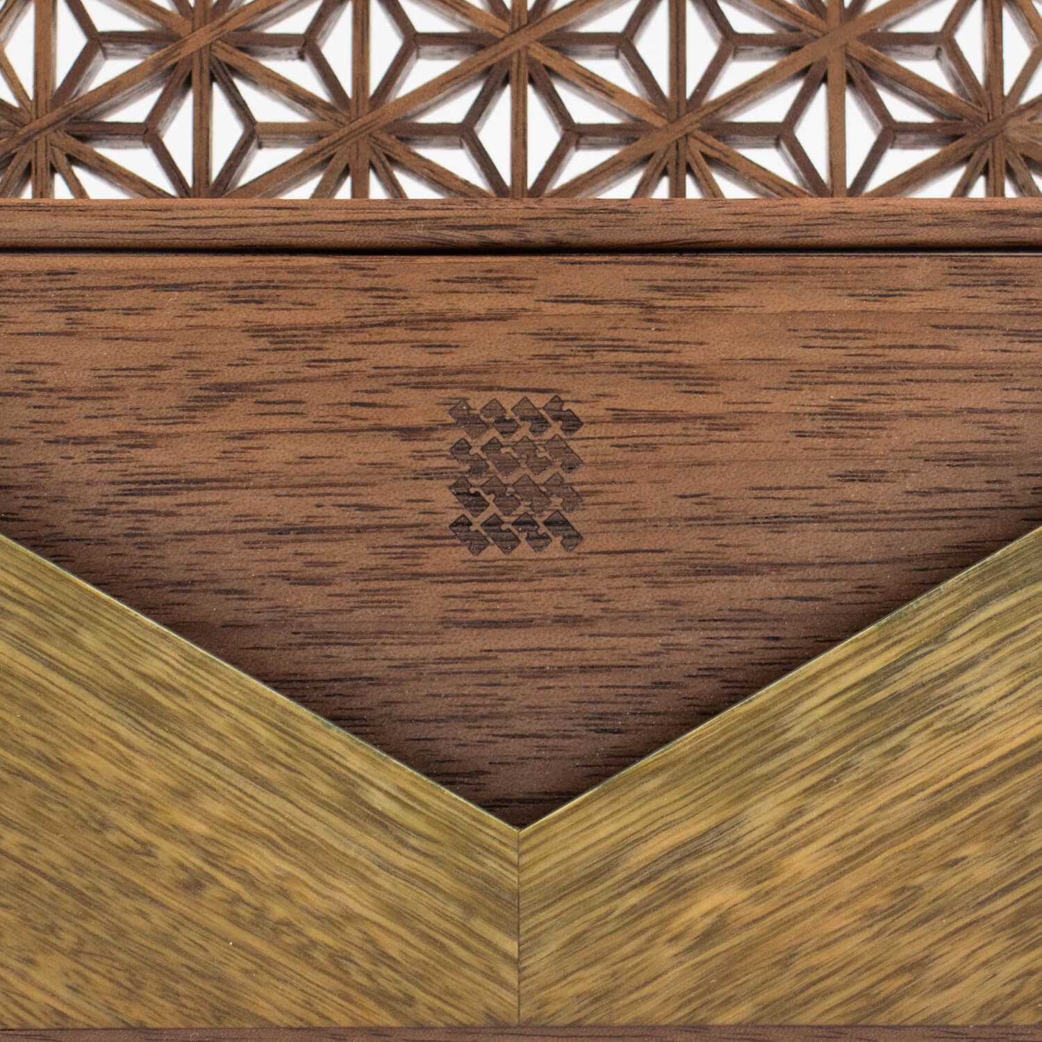 Enishi パロサント 組子細工のカードケース(ウォールナット×パロサント)