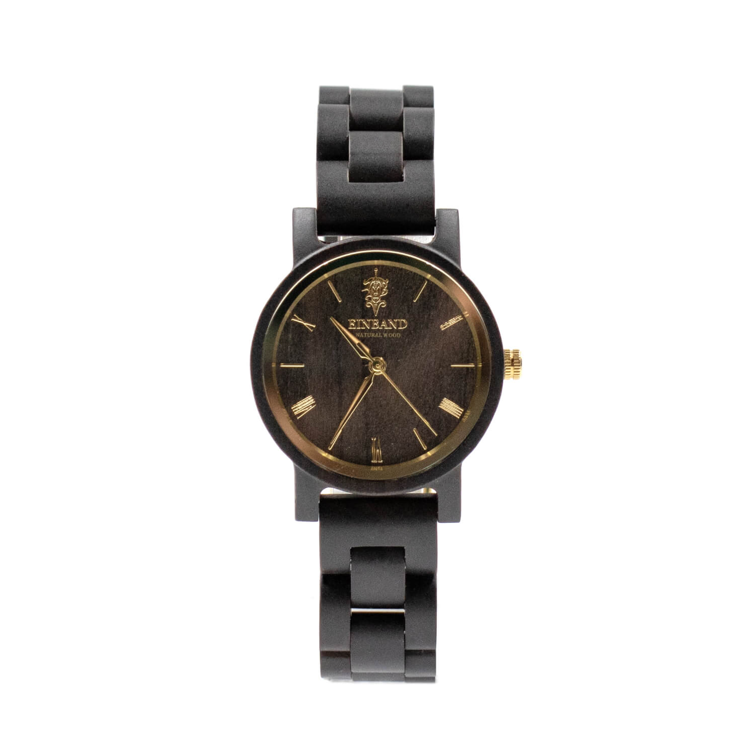サンダルウッドの木製腕時計 32mm 女性向け Reise SandalWood u0026 Gold