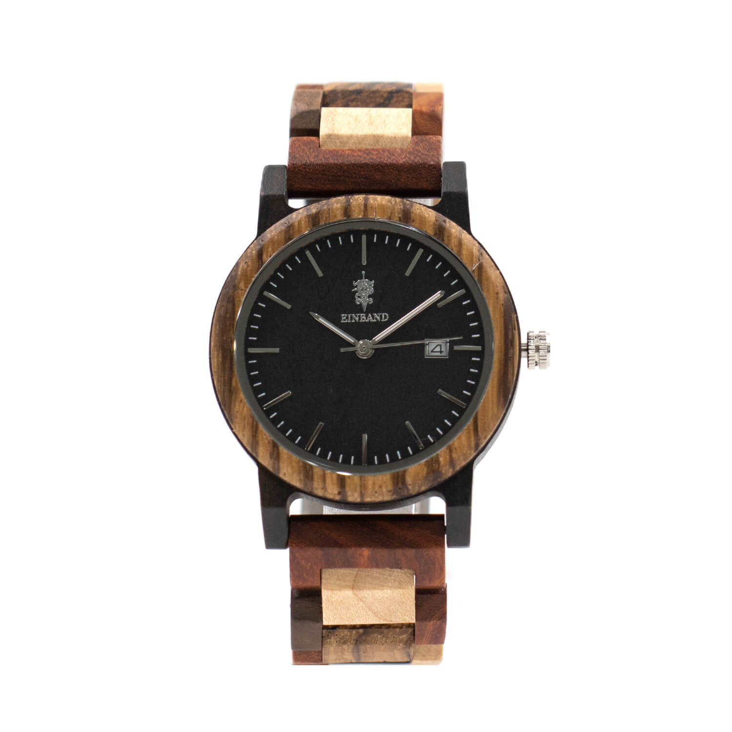 公式】EINBAND アインバンド エボニーウッド 木製 腕時計 メンズ 40mm クォーツ｜木の雑貨とギフト-Mokutopia（モクトピア）公式