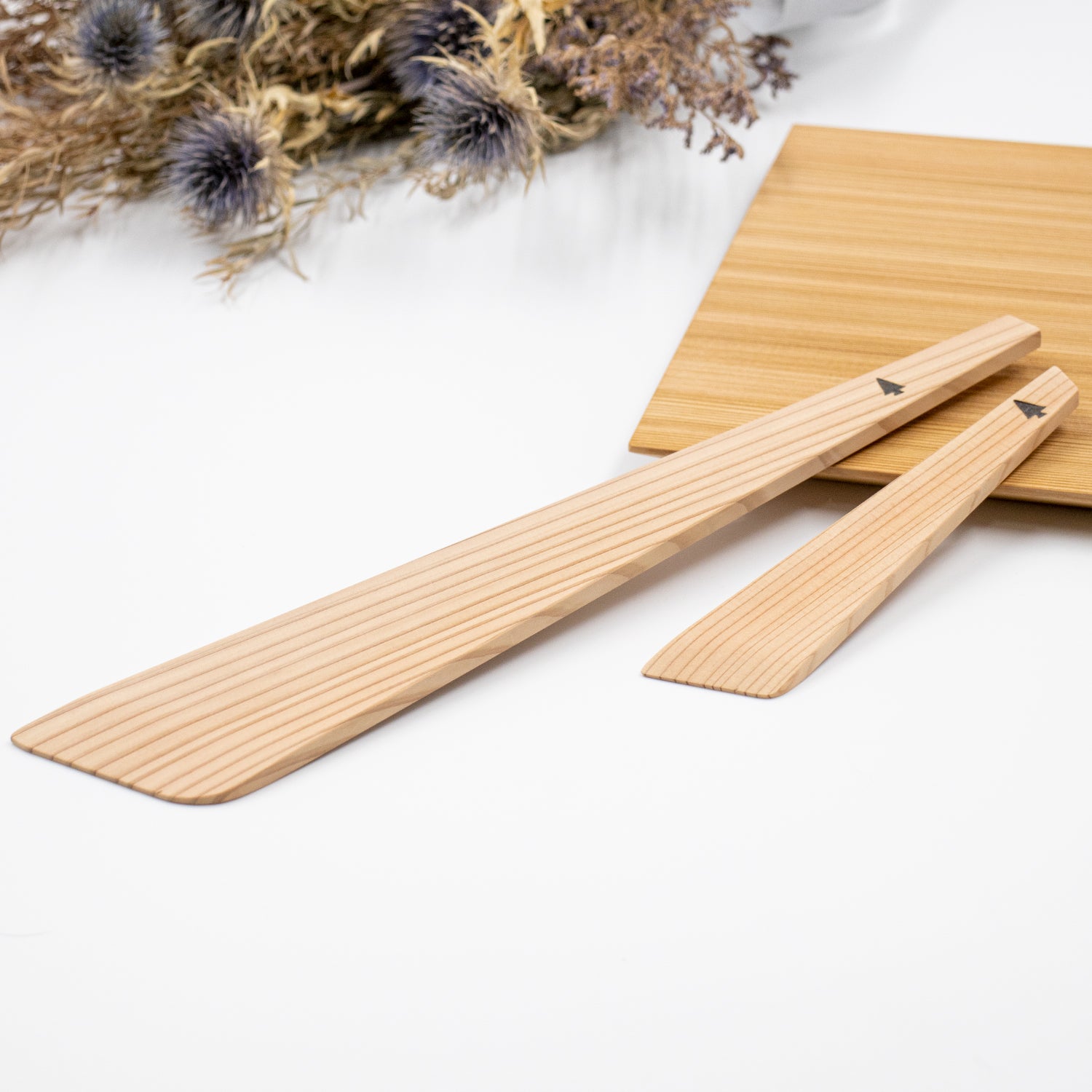 秋田杉の木べら・ターナー 2本セット