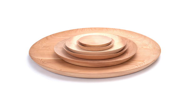 【新商品情報】KACOMI 2尺5寸（750mm）秋田杉の木のお皿 10〜15人用 大皿