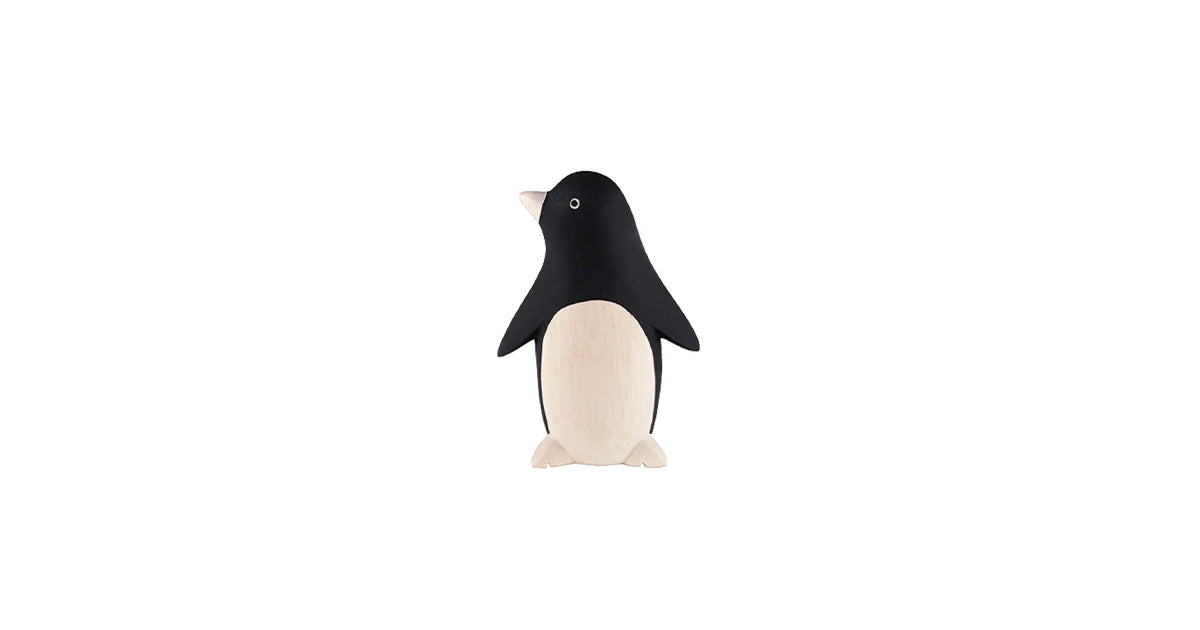 【新商品情報】ぽれぽれ動物 ペンギン 木彫りの動物