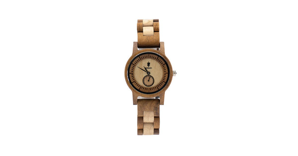 【新商品情報】アカシアとメイプルウッドの木製腕時計 32mm 女性向け Mond Acacia & Maplewood