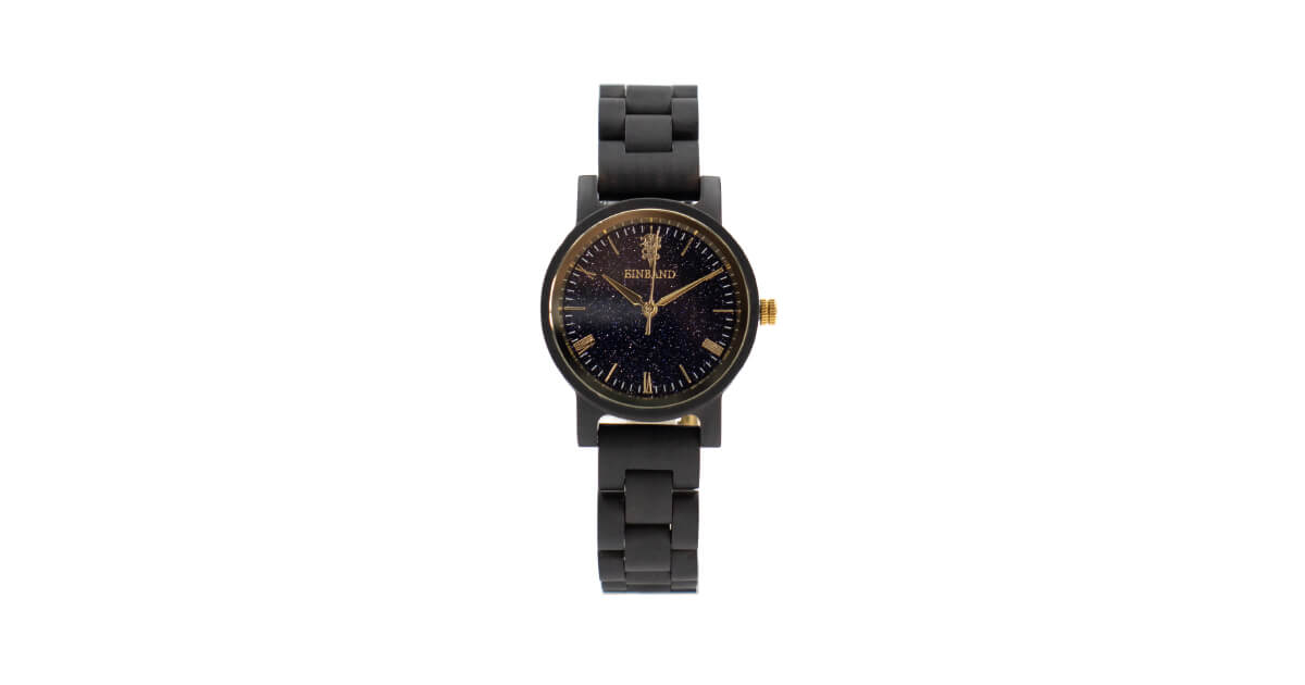【新商品情報】ブルーサンドストーンの木製腕時計 32mm 女性向け Reise Blue sandstone × SandalWood