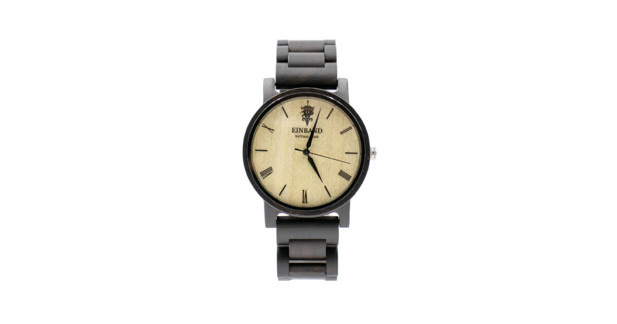 【新商品情報】サンダルウッドの木製腕時計 40mm 男性向け Reise Sandalwood