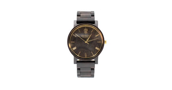 【新商品情報】サンダルウッドの木製腕時計 40mm 男性向け Reise SandalWood & Gold
