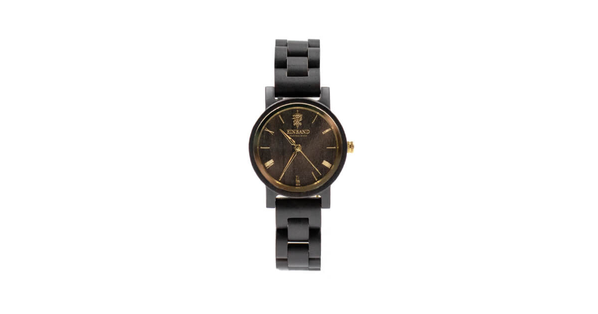 【新商品情報】サンダルウッドの木製腕時計 32mm 女性向け Reise SandalWood & Gold