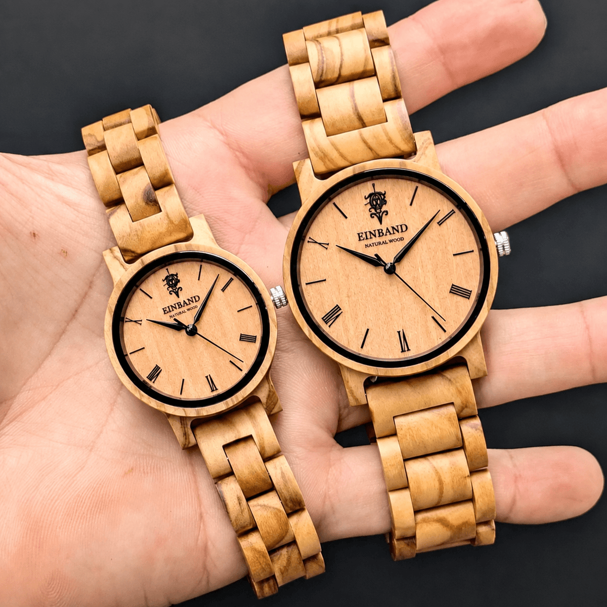 公式】EINBAND アインバンド オリーブ 木製 腕時計 レディース 32mm