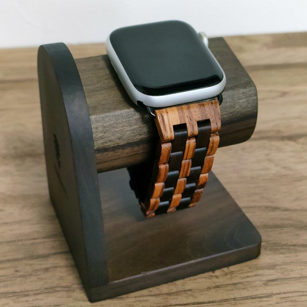 アップルウォッチ対応 木製腕時計スタンド