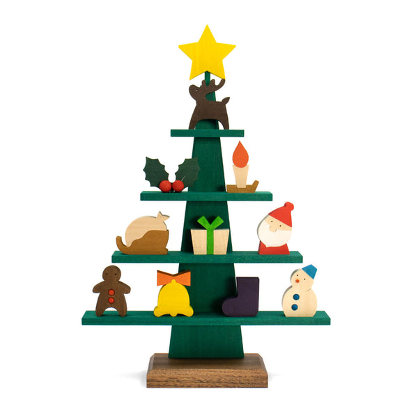 Stage tree [green] Christmas ornament