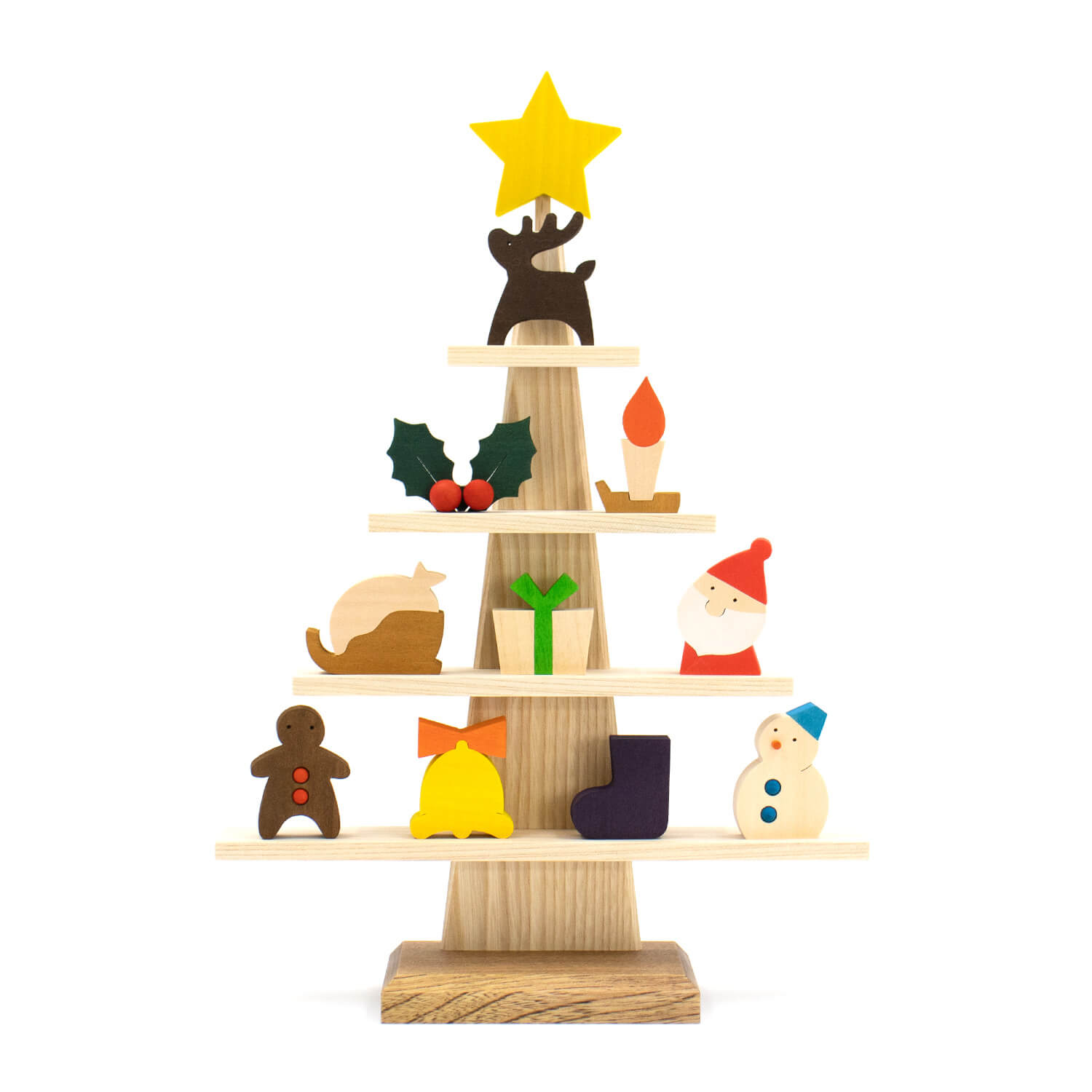 stage tree christmas figurine