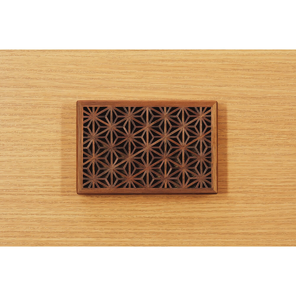 Enishi shinboku 3周年記念モデル 組子細工のカードケース 木製 横型