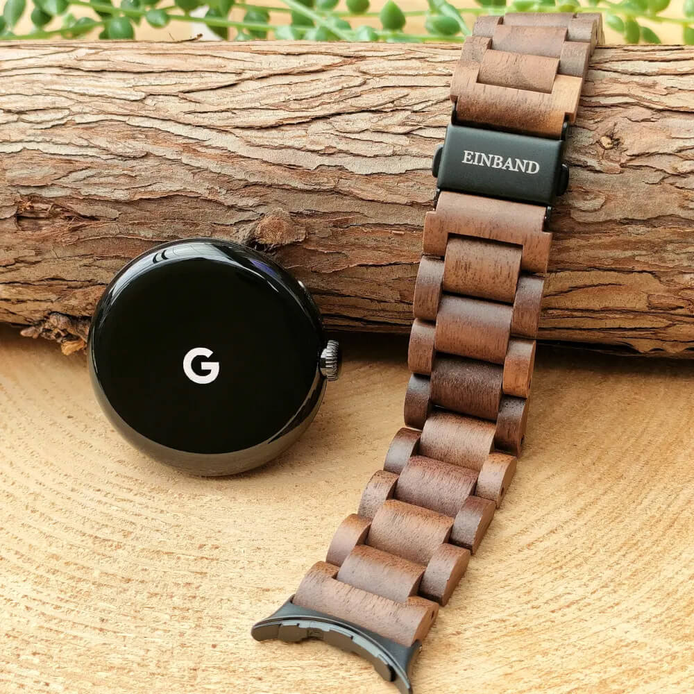 Wooden on sale smart watch