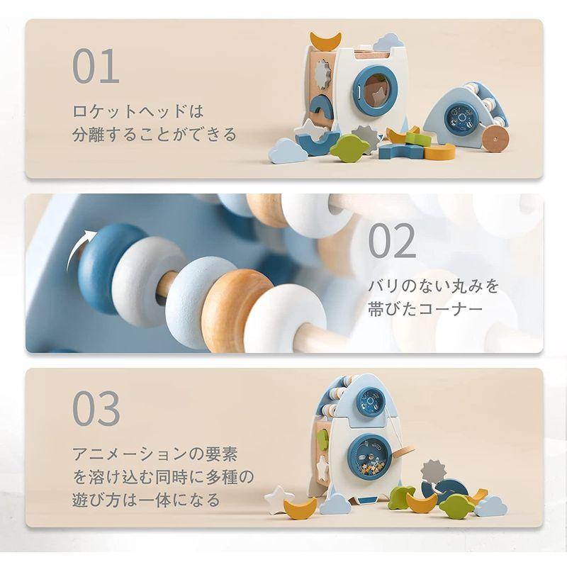 Rocket-shaped 3D puzzle box Mamimami Home