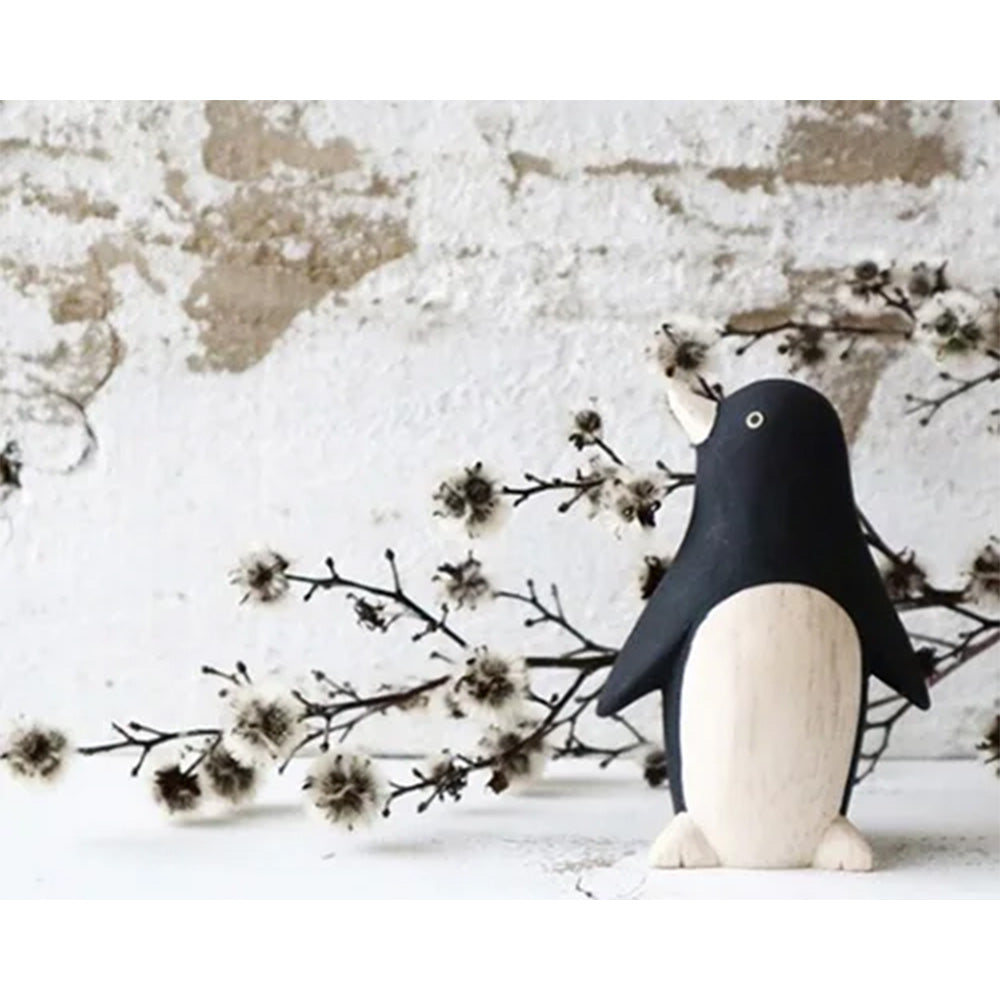 ぽれぽれ動物 ペンギン 木彫りの動物