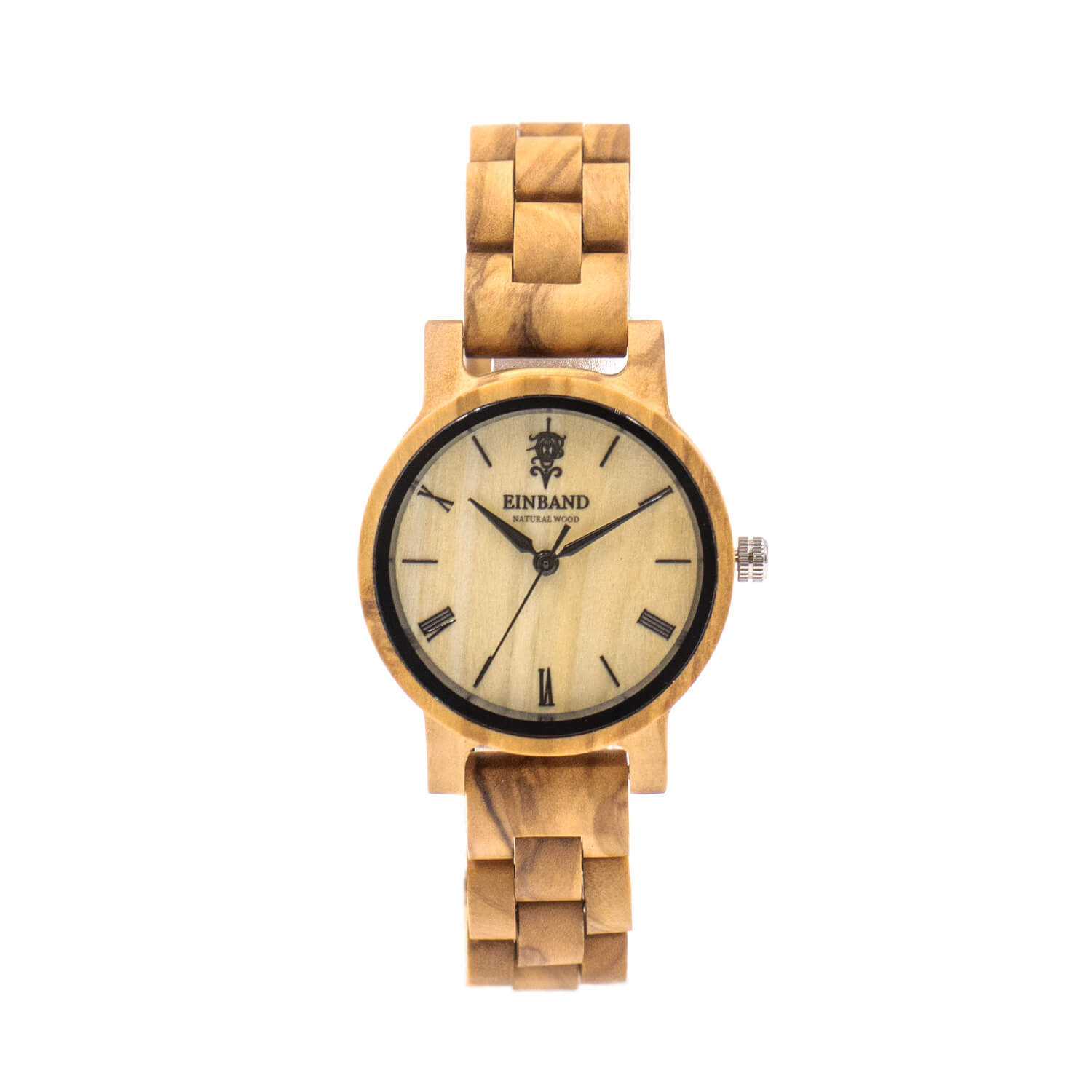 Wooden watch using 5 natural woods 32mm for women Reise Mix Wood × Walnut 