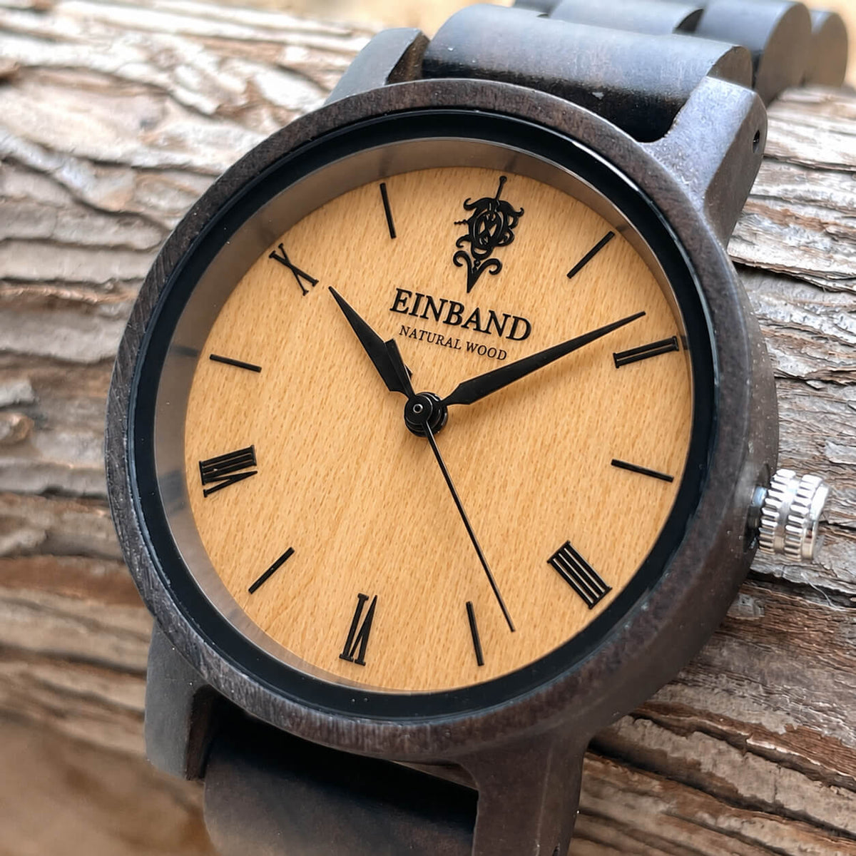 サンダルウッドの木製腕時計 32mm 女性向け Reise Sandalwood