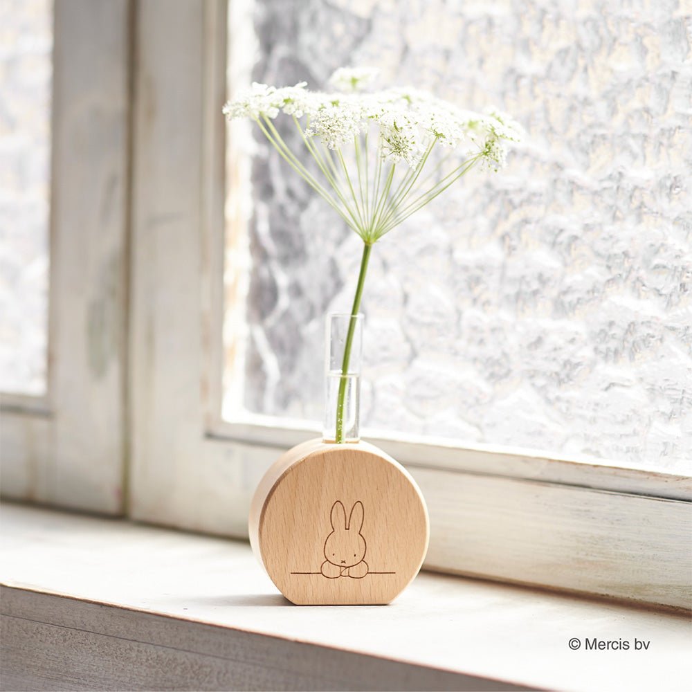 Miffy Green Interior (Round) Single Flower Vase