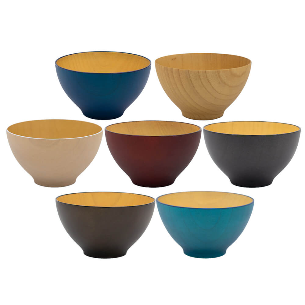 Bitter Colors Wooden Bowl 