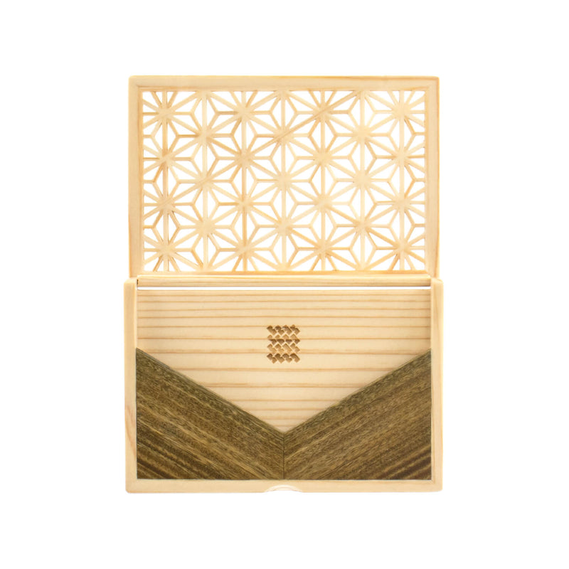 Enishi パロサント 組子細工のカードケース（秋田杉×パロサント）