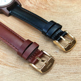 クルミの木製腕時計 32mm 女性向け Glanz WHITE 本革レザーベルト