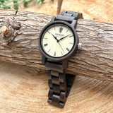サンダルウッドの木製腕時計 32mm 女性向け Reise Sandalwood