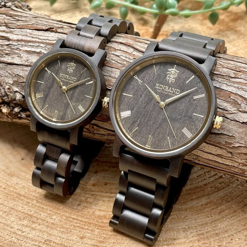 サンダルウッドの木製腕時計 Reise SandalWood & Gold